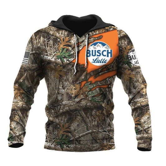Busch Latte Deer Hunting Hoodie, Gift For Fan 3d All Over Print Shirt Hoodie Moonbestprint