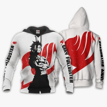 Gray Fullbuster Anime Manga Fairy Tail Silhouette 2 For Men And Women 3d Hoodie Zip Hoodie Moonbestprint