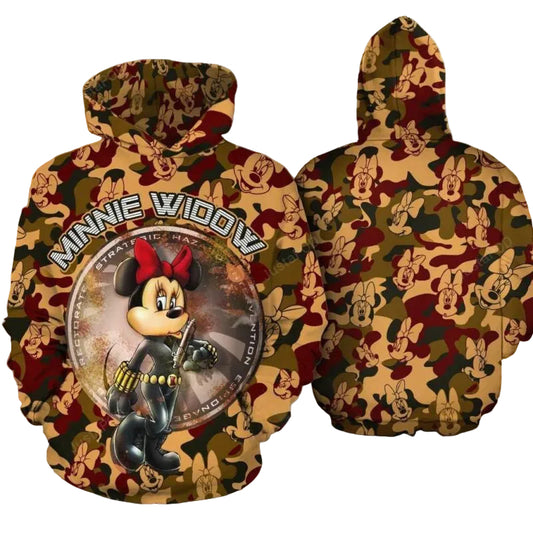 Minnie Widow 3d All Over Print Hoodie, Zip-up Hoodie Moonbestprint