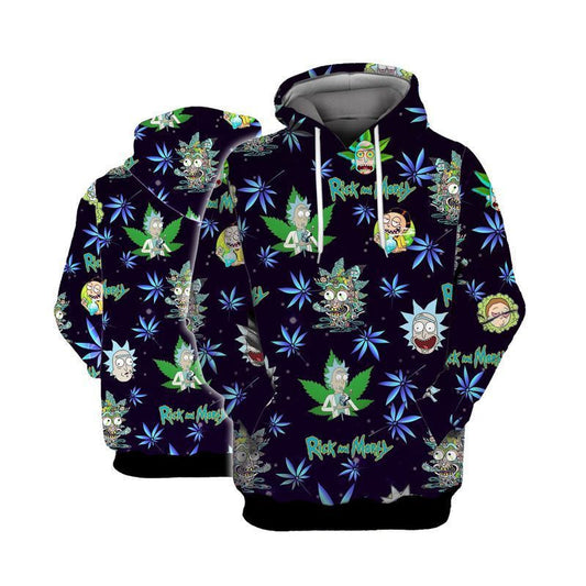 Rick And Morty For Men And Women 3d Hoodie Zip Hoodie 891 Moonbestprint