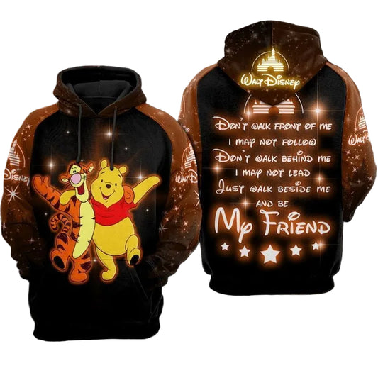 Tigger Winnie The Pooh Best Friends Over Print 3d Hoodie Zip Hoodie 706 Moonbestprint