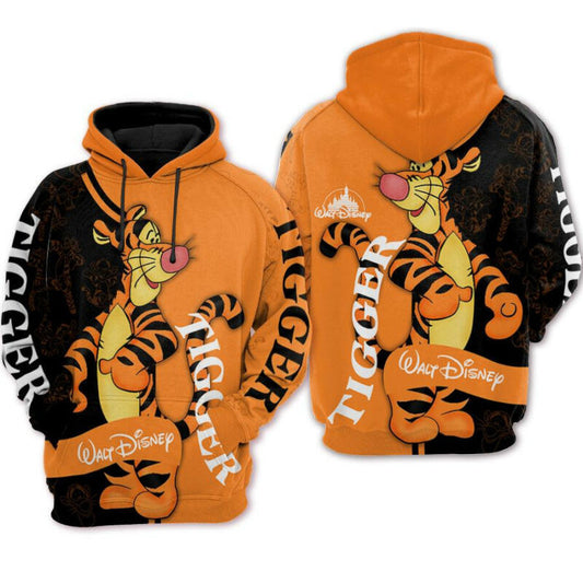 Tigger Lover Hoodie Zip Hoodie Moonbestprint