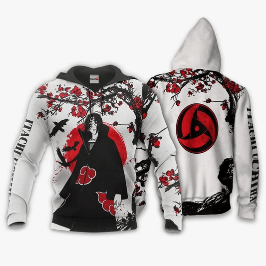 Uchiha Itachi Anime Manga Naruto 2 For Men And Women 3d Hoodie Zip Hoodie Moonbestprint