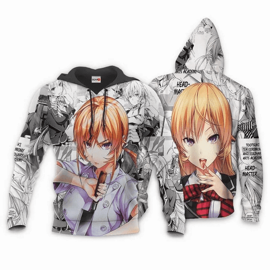 Shokugeki No Soma Nakiri Erina Food Wars Anime Manga For Men And Women 3d Hoodie Zip Hoodie Moonbestprint