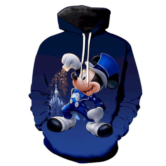 Mickey Magician Disney Castle 3d Hoodie Moonbestprint