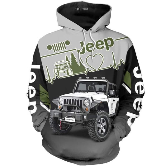 Jeep Wrangler, Jeep Love Gift Ver11 All Over Print Hoodie, Zip Hoodie Moonbestprint