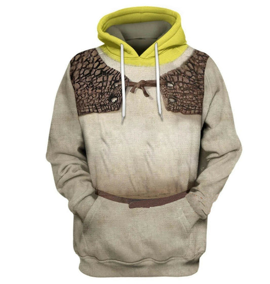 Shrek Cosplay 3d Hoodie Zip Hoodie Moonbestprint