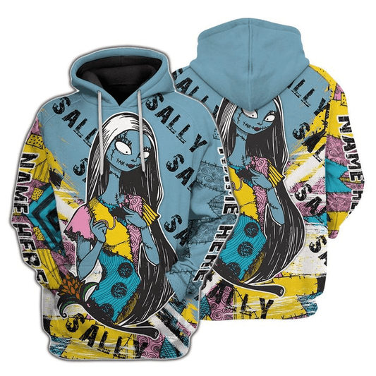 Personalized Sally The Nightmare Befor Christmas Gift For Fan 3d All Over Print Hoodie Moonbestprint