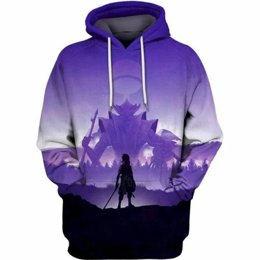 Criminal Sasuke Uchiha Naruto Anime All Over Printed Custom 3d Hoodie Moonbestprint