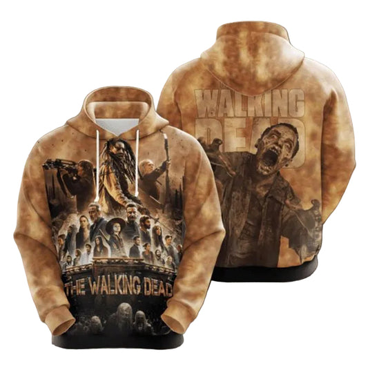 The Walking Dead Series Design Gift For Fan Custom 3d Hoodie All Over Printed Hoodie Moonbestprint