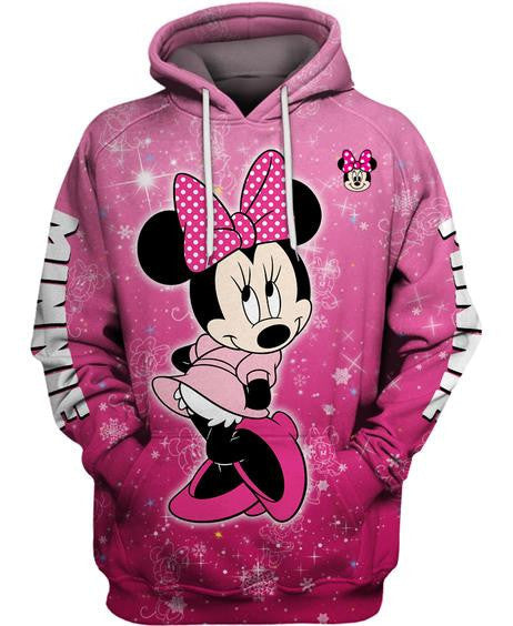 Adorable Minnie Mouse Hoodie Moonbestprint