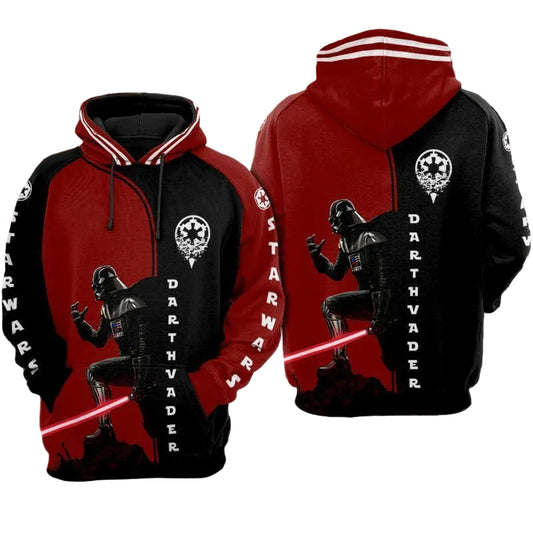 Darth Vader Star Wars Hoodie Sweater Shirt Red And Black Over Print 3d Hoodie Zip Hoodie Moonbestprint