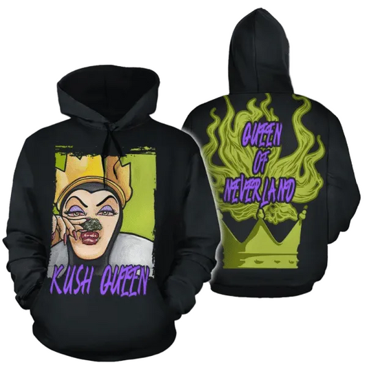 Kush Queen Of Neverland Disney 2k591 Lover Gift ,kush Queen Of Neverland Disney All Over Print 3d Hoodie Moonbestprint