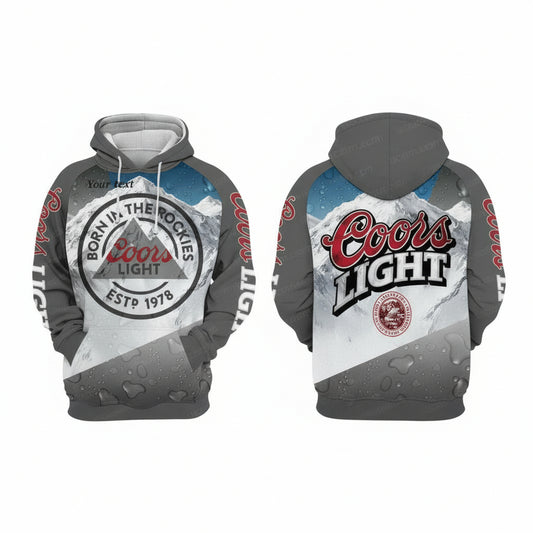 Coors Light Beer 2k565 Lover Gift ,coors Light Beer All Over Print 3d Hoodie Moonbestprint