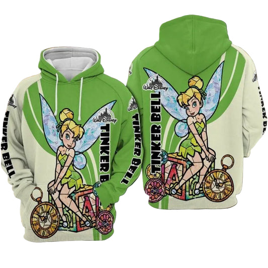Tinker Bell 3 Over Print 3d Hoodie Zip Hoodie Moonbestprint