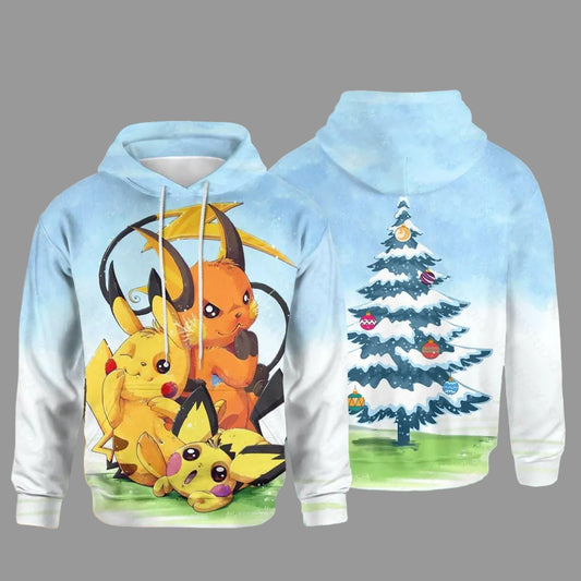 Pokemon Hoodie, Pokemon Gift For Fan, Pokemon Gift Ver10, Aop Hoodie Moonbestprint