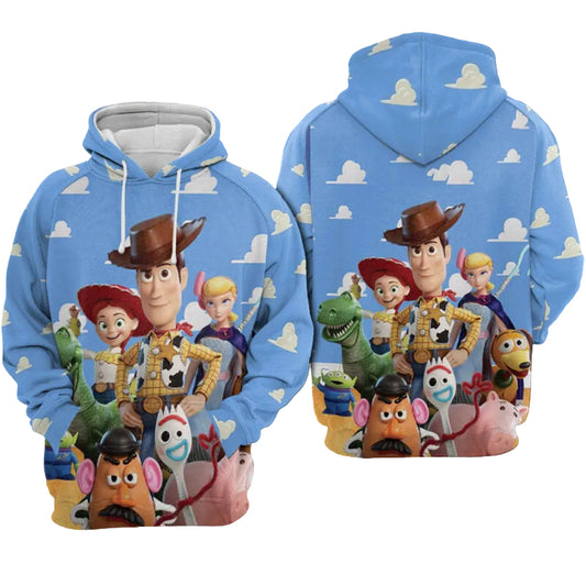 Toy Story 01 Hoodie - Zip Hoodie Moonbestprint