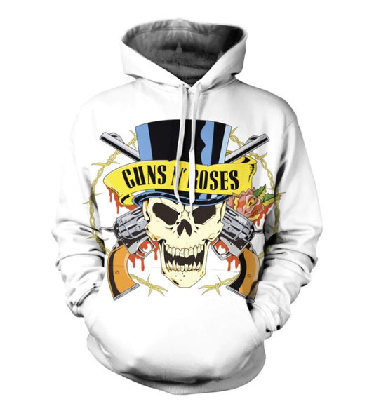 Guns N Roses Vectoriel 3d Hoodie Moonbestprint
