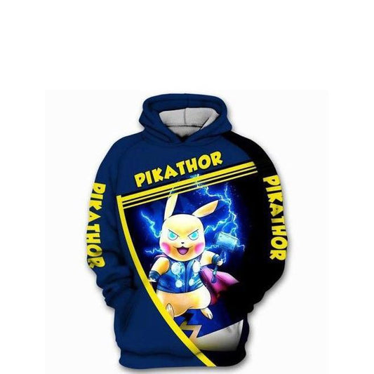 Pikachu Thor Pokemon Pikathor Aop Hoodie Moonbestprint