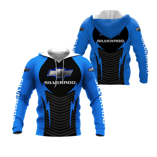 Chevrolet Silverado Shirt Fan Gift 899, Stylist Unisex 3d Hoodie Zip Hoodie Moonbestprint