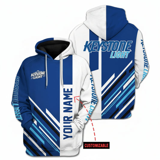 Personalized Keystone Light 3d Hoodie Moonbestprint