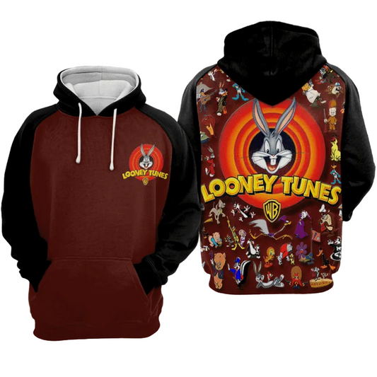 Looney Tunes Characters Hoodie Zip Hoodie Moonbestprint