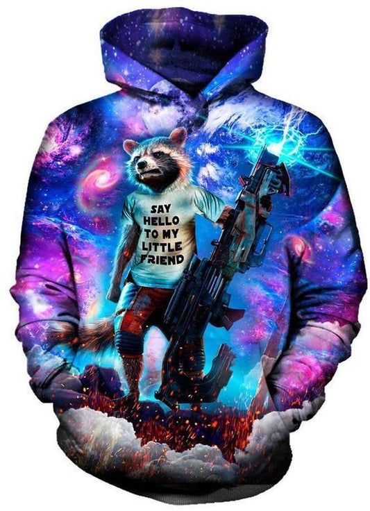 Rocket Raccoon Hoodie Moonbestprint
