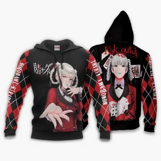 Kirari Momobami Kakegurui Anime Manga For Men And Women 3d Hoodie Zip Hoodie Moonbestprint