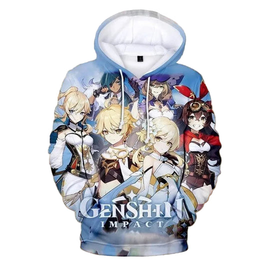 Anime Genshin Impact Over Print 3d Hoodie Zip Hoodie 3 Moonbestprint
