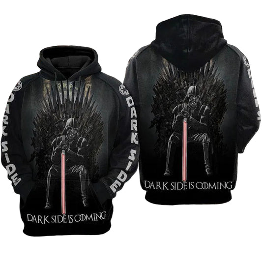 Dark Side Is Coming Star Wars Aop Hoodie Moonbestprint