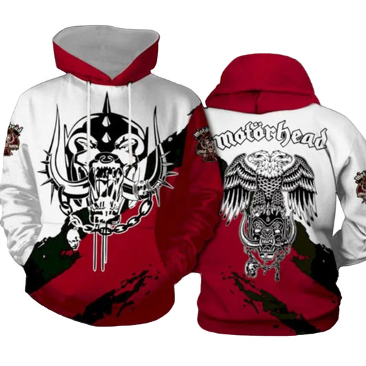 Motorhead Big Logo All Over Printing 3d Hoodie Moonbestprint