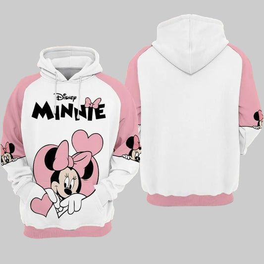 Minnie Mouse Movies Disney Over Print 3d Hoodie Zip Hoodie 395 Moonbestprint