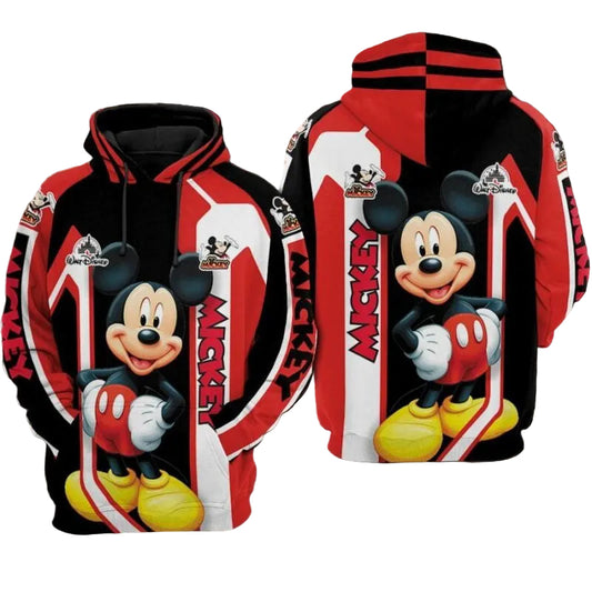 Mickey Mouse Walt Disney 2 Over Print 3d Hoodie Zip Hoodie Moonbestprint