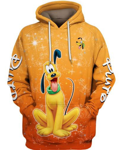Lovely Pluto 3d Hoodie Zipper Hoodie Moonbestprint