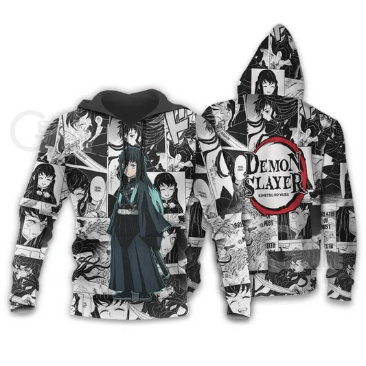 Muichiro Tokito Demon Slayer Anime Manga For Men And Women 3d Hoodie Zip Hoodie Moonbestprint