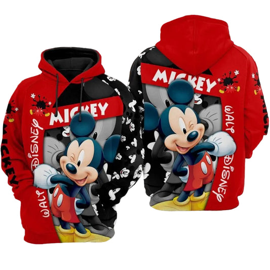Mickey Mouse Walt Disney Over Print 3d Hoodie Zip Hoodie 256 Moonbestprint
