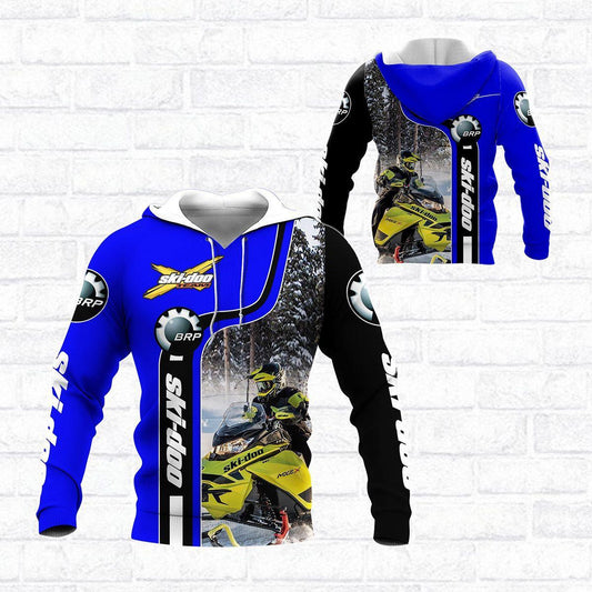 Ski-doo Racing Team 7k800 Fan Gift 3d Zip Hoodie Hoodie Ii0 Moonbestprint