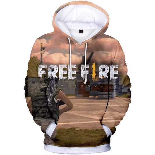 Free Fire Hoodies - Free Fire Game Series Soldier Battle Royale Map 3 Moonbestprint
