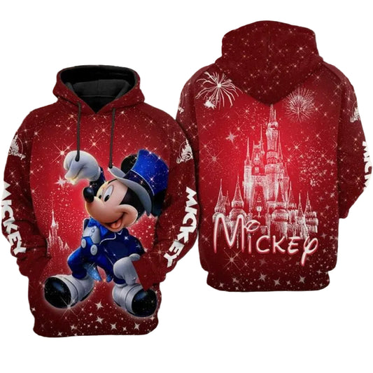 Mickey Mouse Movies Disney 5 Over Print 3d Hoodie Zip Hoodie Moonbestprint