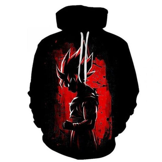 Dragon Ball Z Goku Over Print 3d Hoodie Zip Hoodie 40 Moonbestprint