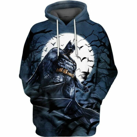 Batman Dc Dark Knight Rises Over Print 3d Hoodie Zip Hoodie Moonbestprint