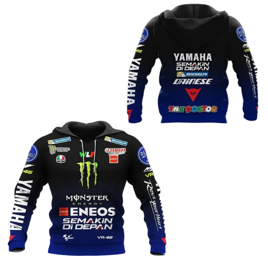 Valentino Rossi Vr46, The Doctor Eneos All Over Print Hoodie, Zip Hoodie 144 Moonbestprint