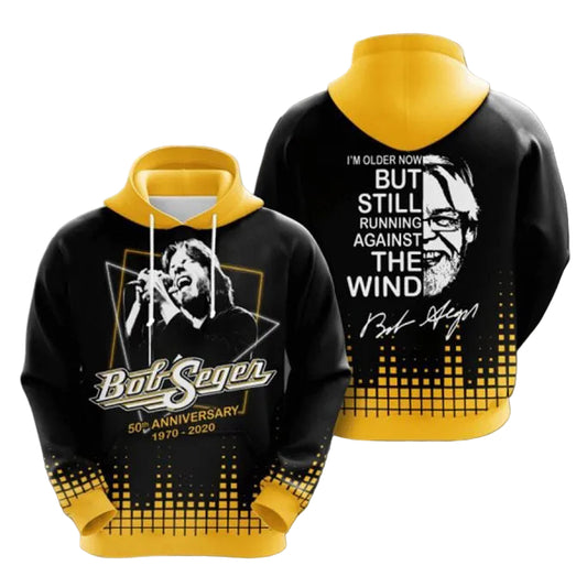 Bob Seger Signature Design Gift For Fan Custom 3d Hoodie All Over Printed Hoodie Moonbestprint