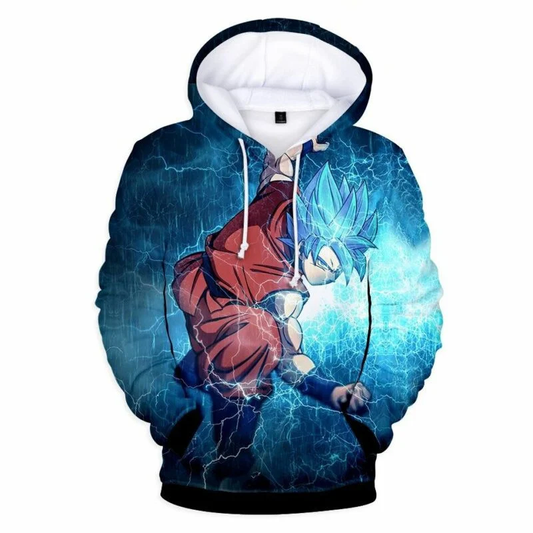 Goku Cartoon Dragon Ball Anime Manga 6 Over Print 3d Hoodie Zip Hoodie Moonbestprint