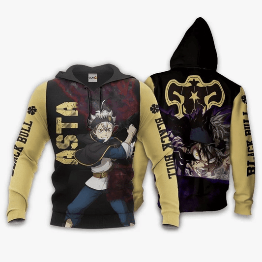 Devil Asta Anime Manga Black Clover Black Bull For Men And Women 3d Hoodie Zip Hoodie Moonbestprint