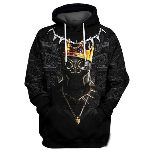 Black Panther Marvel Over Print 3d Hoodie Zip Hoodie Moonbestprint