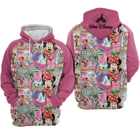 Minnie Daisy Cafe 2022 Hoodie Zip Hoodie Moonbestprint