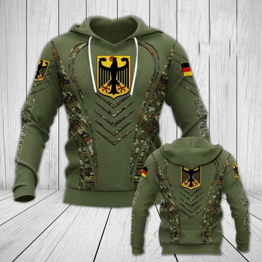 German Army For Men For Women All Over Printed 3d Hoodie Moonbestprint