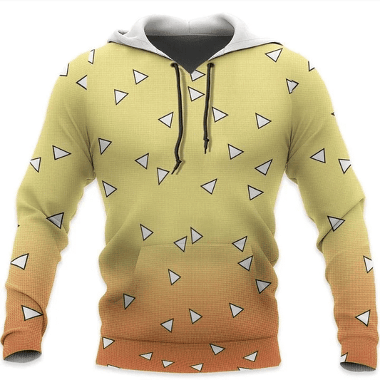 Zenitsu Shirt Anime Manga Demon Slayer Kimetsu No Yaiba For Men And Women 3d Hoodie Zip Hoodie Moonbestprint