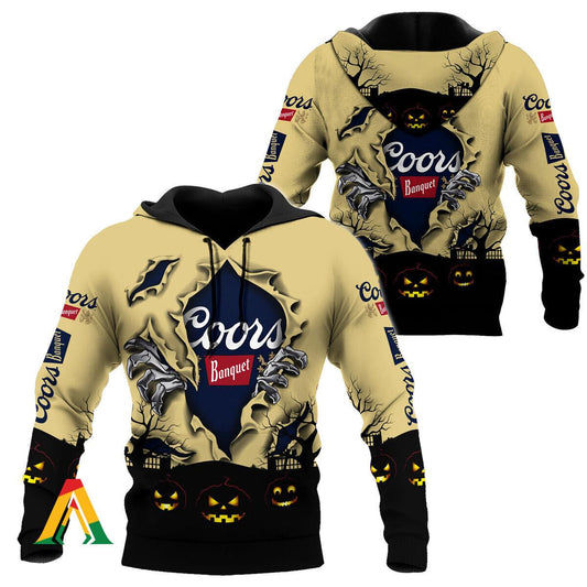 Scary Night Halloween Coors Banquet Hoodie &amp; Zip Hoodie Moonbestprint